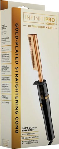 Conair Infiniti Pro Gold Hot Comb - Gold Plated - Gold BUY ONLINE