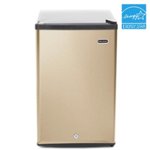 Whynter - 2.1 cu.ft Energy Star Upright Freezer with Lock in Rose Gold - Gold - Front_Standard