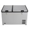 Whynter - FM-901DZ 90 Quart Dual Zone Portable Fridge/Freezer with 12V Option and Wheels - Gray-Front_Standard