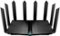 TP-Link - Archer AX90 AX6600 Tri-Band Wi-Fi 6 Router - Black-Angle_Standard
