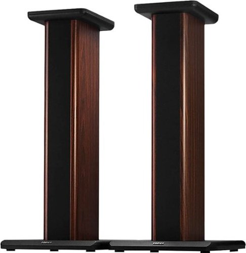 Speaker Stand for Edifier S2000MKIII Speakers (Pair) - Brown-Left_Standard 