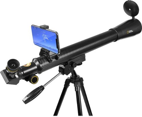 National Geographic 50mm Refractor Telescope with Astronomy App - Black GLOBAL SHIPPING