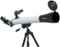 National Geographic - 50mm Pan Handle Telescope with Altazimuth Mount - Silver-Angle_Standard