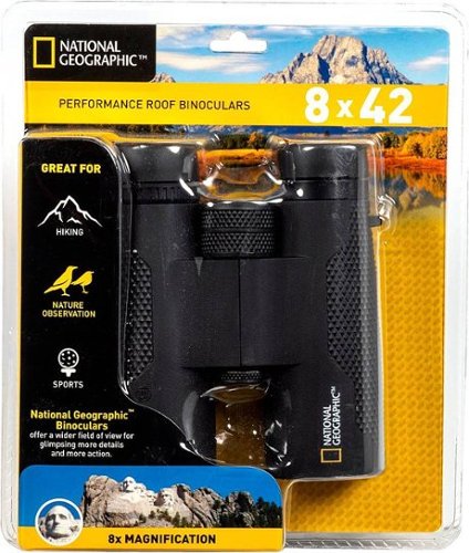 National Geographic 8x42 Water-Resistant Binoculars - Black WHERE TO BUY