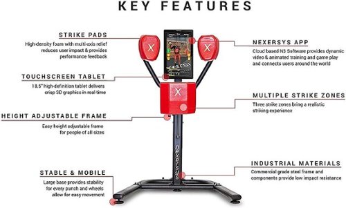 Nexersys - Personal Boxing Trainer - Black-Front_Standard 