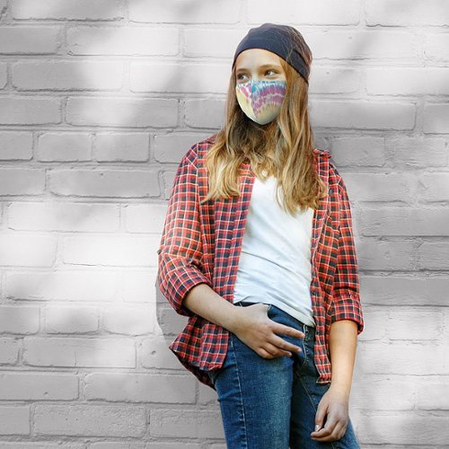 Weddingstar - Kid's Reusable/Washable Cloth Face Mask with Filter Pocket - Tie Dye-Alt_View_Standard_16 