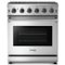 Thor Kitchen - 4.55 cu. ft. Freestanding Gas Convection Range with Storage Drawer - Natural Gas - Stainless Steel-Front_Standard