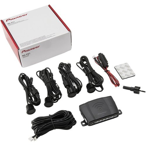 Pioneer - Add-on Rear Parking Sensor Module Kit for Digital Media Receiver - Black-Front_Standard 