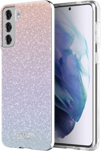 kate spade new york Protective Hardshell Case for Samsung Galaxy S21+ 5G - Pin/Purple/Blue Ombre GLOBAL SHIPPING