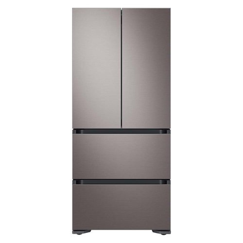 Samsung - 17.3 Cu. Ft. Kimchi & Specialty 4-Door French Door Refrigerator with WiFi and Super Precise Cooling - Platinum Bronze