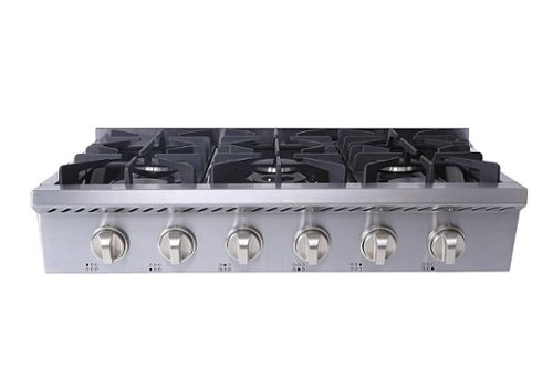 Photos - Hob Thor Kitchen - 36" Built-in Gas Cooktop - Stainless Steel HRT3618U 
