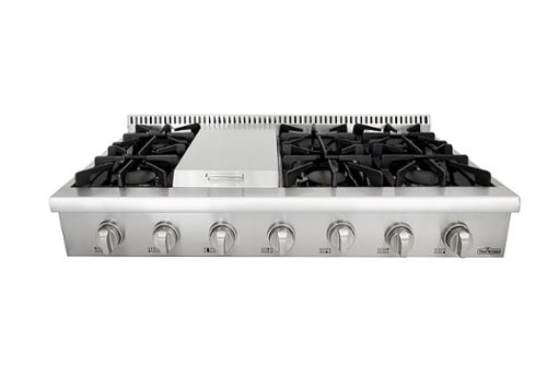 Photos - Hob Thor Kitchen - 48" Built-in Gas Cooktop - Stainless Steel HRT4806U 