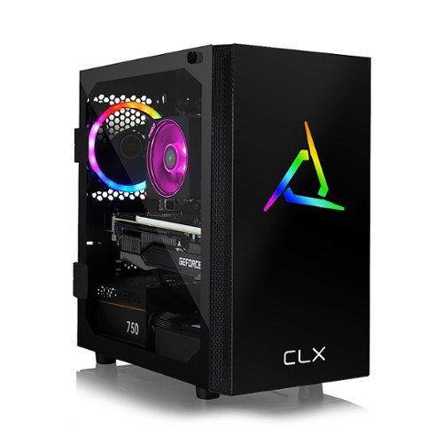 CLX - SET Gaming Desktop - AMD Ryzen 7 3800X - 32GB Memory - NVIDIA GeForce RTX 3070 - 480GB SSD + 3TB HDD - Black