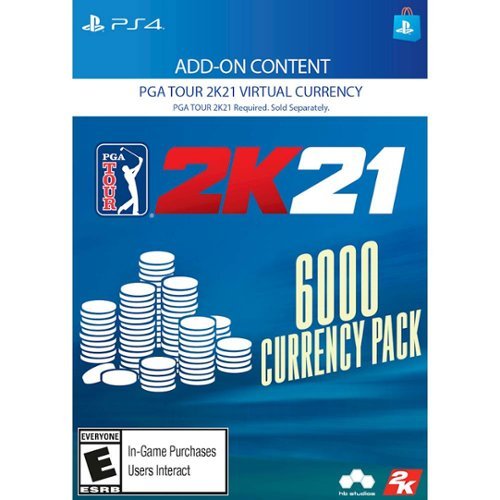 PGA Tour 2K21 6,000 Currency Pack - PlayStation 4 [Digital]