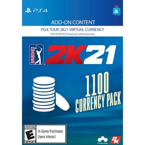 PGA Tour 2K21 1,100 Currency Pack - PlayStation 4 [Digital]