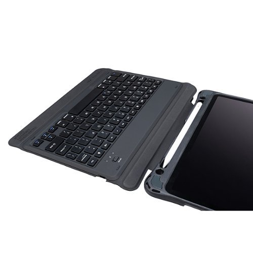 TUCANO - Milano Italy Tasto 3-in-1 Rugged Removable Keyboard Case for iPad Air 10.9" 4th Gen 2020 & iPad Pro 11" 2nd Gen - Black-Alt_View_Standard_15 