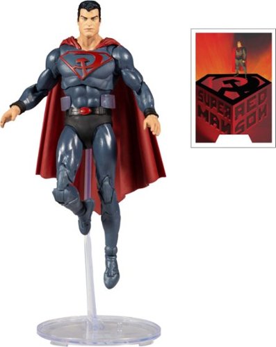 McFarlane Toys - DC Multiverse - Superman Red Son 7-inch Action Figure - Multicolor