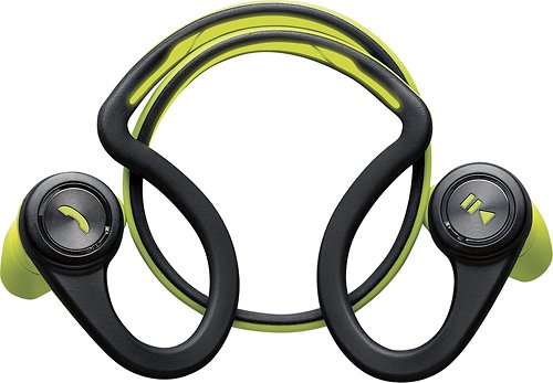  Plantronics - BackBeat FIT Wireless Behind-the-Neck Headphones - Green/Black