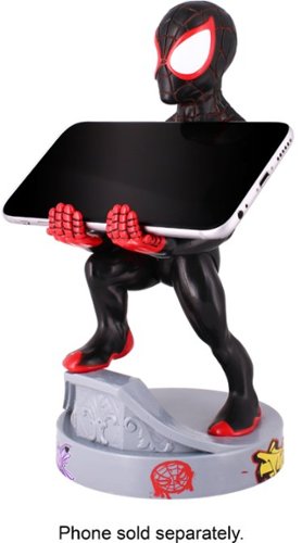 Cable Guy Marvel - Spider Man Miles Morales 8-inch Phone and Controller Holder WORLDWIDE DELIVERY