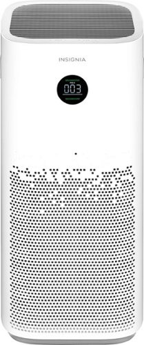 Insignia™ - 497 Sq. Ft. HEPA Air Purifier with ENERGY STAR Certification - White-Front_Standard
