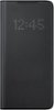 Samsung - LED Wallet Cover for Galaxy S21 - Black-Front_Standard