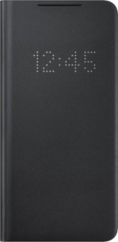 Samsung - LED Wallet Cover for Galaxy S21+ - Black
