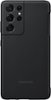 Samsung - Silicone S Pen Case for Galaxy S21 Ultra - Black-Front_Standard