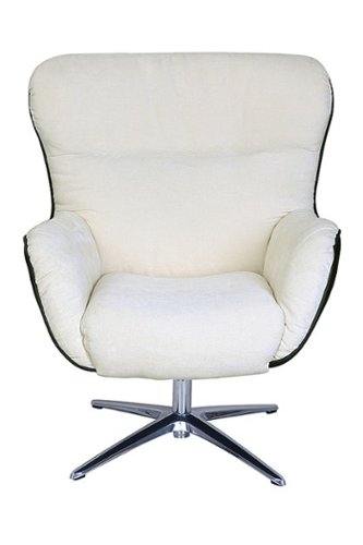 Serta - Rylie Collaboration Lounge Chair - Cream and Black