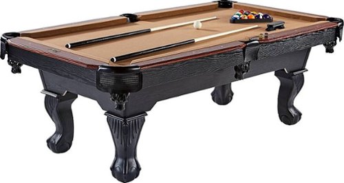 Barrington - Belmont 90" Billiard Table - Beige/Brown-Angle_Standard 