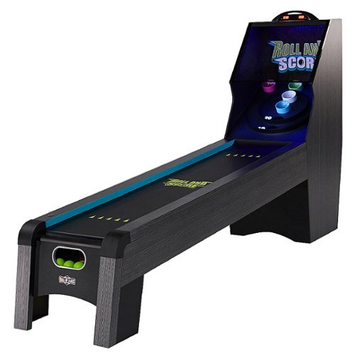 Hall of Games - 108" Roll and Score Game - Black/Blue-Left_Standard 