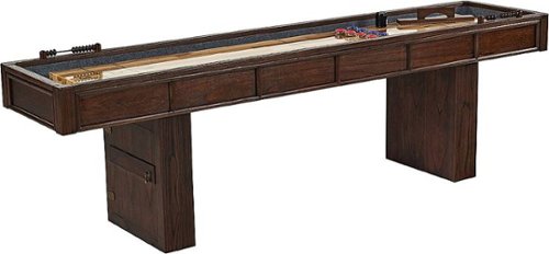 Barrington - Webster 9' Shuffleboard Table - Dark Cherry Wood Veneer