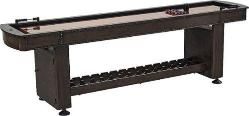 Barrington - Belden 9' Shuffleboard Table - Brown-Front_Standard 