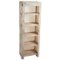 Hastings Home - Five Tier Wood Storage Shelving Rack With Removable Cover - Tan-Alt_View_Standard_12
