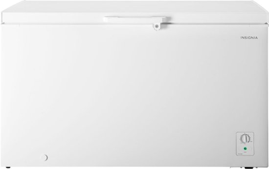 Insignia™ - 14.0 Cu. Ft. Chest Freezer - White - Front_Standard