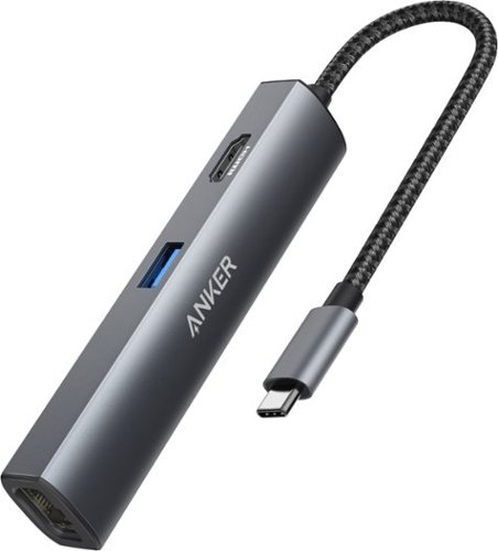 Anker Premium 5-in-1 USB-C Hub - Gray