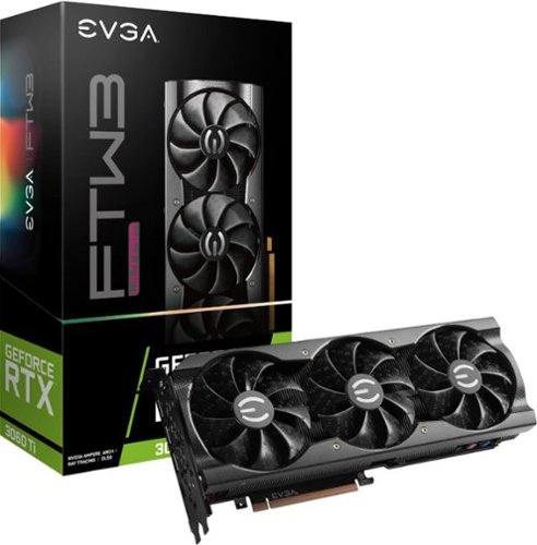 EVGA - NVIDIA GeForce RTX 3060 Ti FTW3 GAMING 8GB GDDR6 PCI Express 4.0 Graphics Card-Front_Standard 