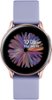 Samsung - Galaxy Watch Active2 40mm Aluminum - Violet-Front_Standard