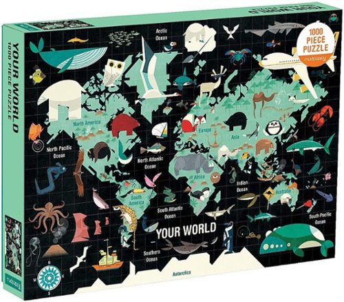 HACHETTE BOOK GROUP - MAP OF THE WORLD 1000 PIECE FAMILY PUZZLE
