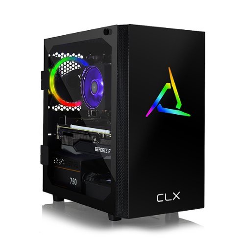 CLX - SET Gaming Desktop - AMD Ryzen 7 3800X  - 16GB Memory - GeForce RTX 3070 - 480GB SSD + 2TB HDD - Black