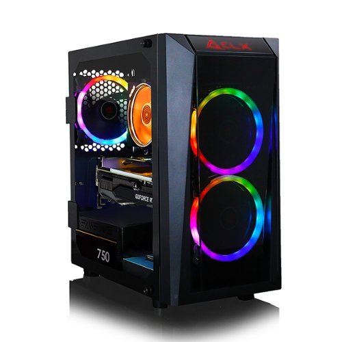 CLX - SET Gaming Desktop - AMD Ryzen 7 5800X - 16GB Memory - NVIDIA GeForce RTX 3060 Ti - 240GB SSD + 2TB HDD - Black