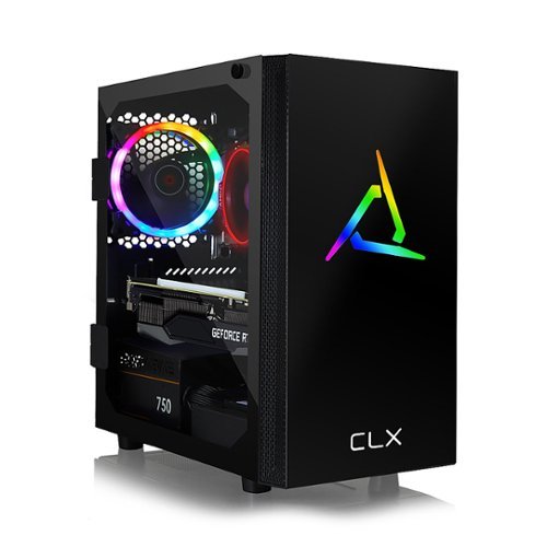 CLX - SET Gaming Desktop - AMD Ryzen 5 5600X  - 16GB Memory - GeForce RTX 3060 Ti - 480GB SSD + 2TB HDD