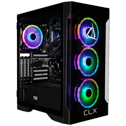 CLX - SET Gaming Desktop - Intel Core i9 10900KF - 32GB DDR4 3000GHz Memory - NVIDIA GeForce RTX 3060 Ti - 960GB SSD + 4TB HDD - Black