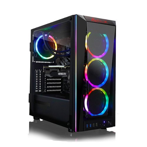 CLX - SET Gaming Desktop - Intel Core i7 9700KF  - 32GB DDR4 3000GHz Memory - GeForce RTX 3060 Ti - 960GB SSD + 4TB HDD-Front_Standard 