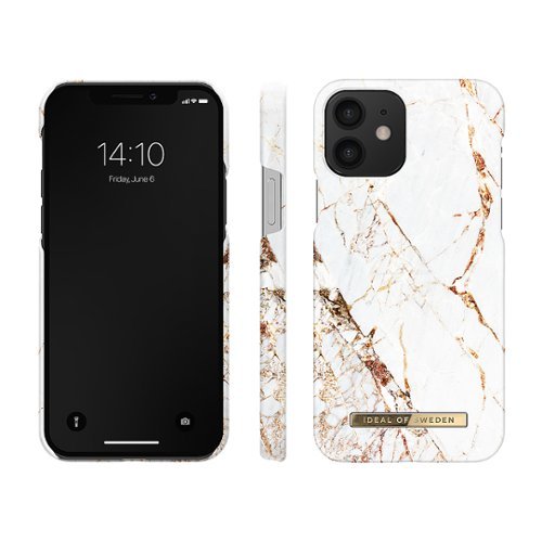 iDeal of Sweden - Fashion Case Apple iPhone 12/12 Pro - White and Gold