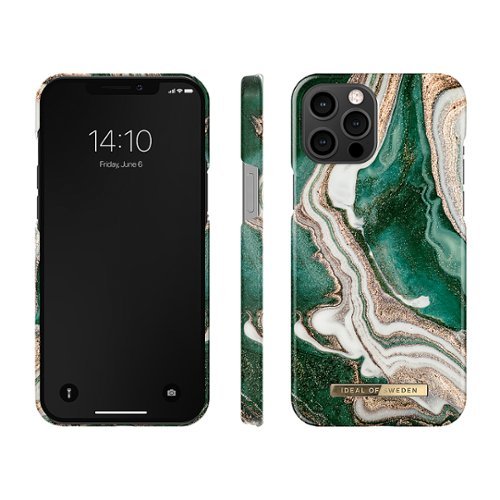 iDeal of Sweden - Fashion Case Apple iPhone 12 Pro Max - Golden Jade Mrble