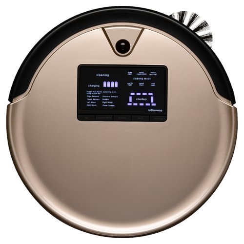 bObsweep - Bob PetHair Plus Robot Vacuum and Mop - Champagne