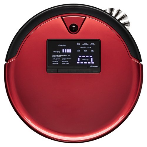 bObsweep - Bob PetHair Plus Robot Vacuum and Mop - Rouge