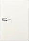 Insignia™ - 2.5 Cu. Ft. Retro Mini Fridge - Cream-Front_Standard