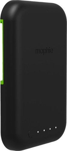 mophie - Juice Pack Connect Mini 3,000 mAh Portable Battery for Qi-enabled Smartphones - Black