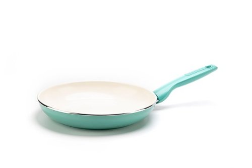 GreenPan - Rio Ceramic Nonstick 10" Open Frypan - Turquoise-Angle_Standard 